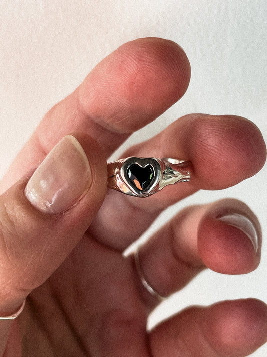 Heart Zircon 925 Ring