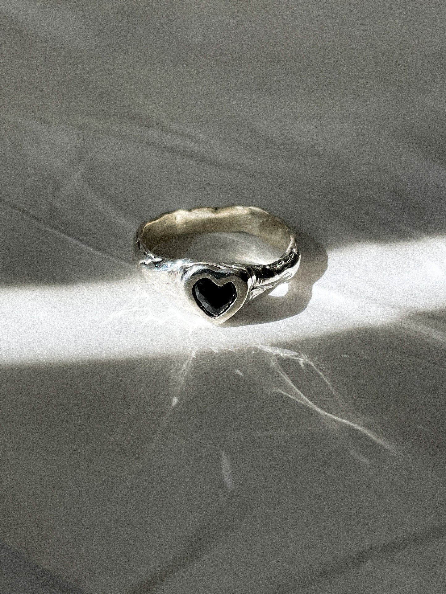 Heart Zircon 925 Ring