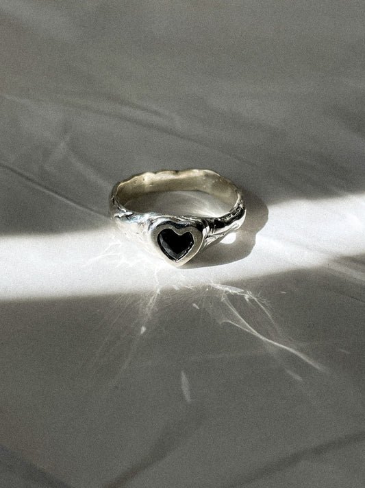 Heart Zircon 925 Ring